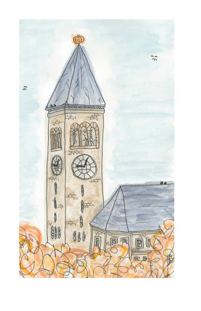 Seasons of McGraw Clocktower Print Pack