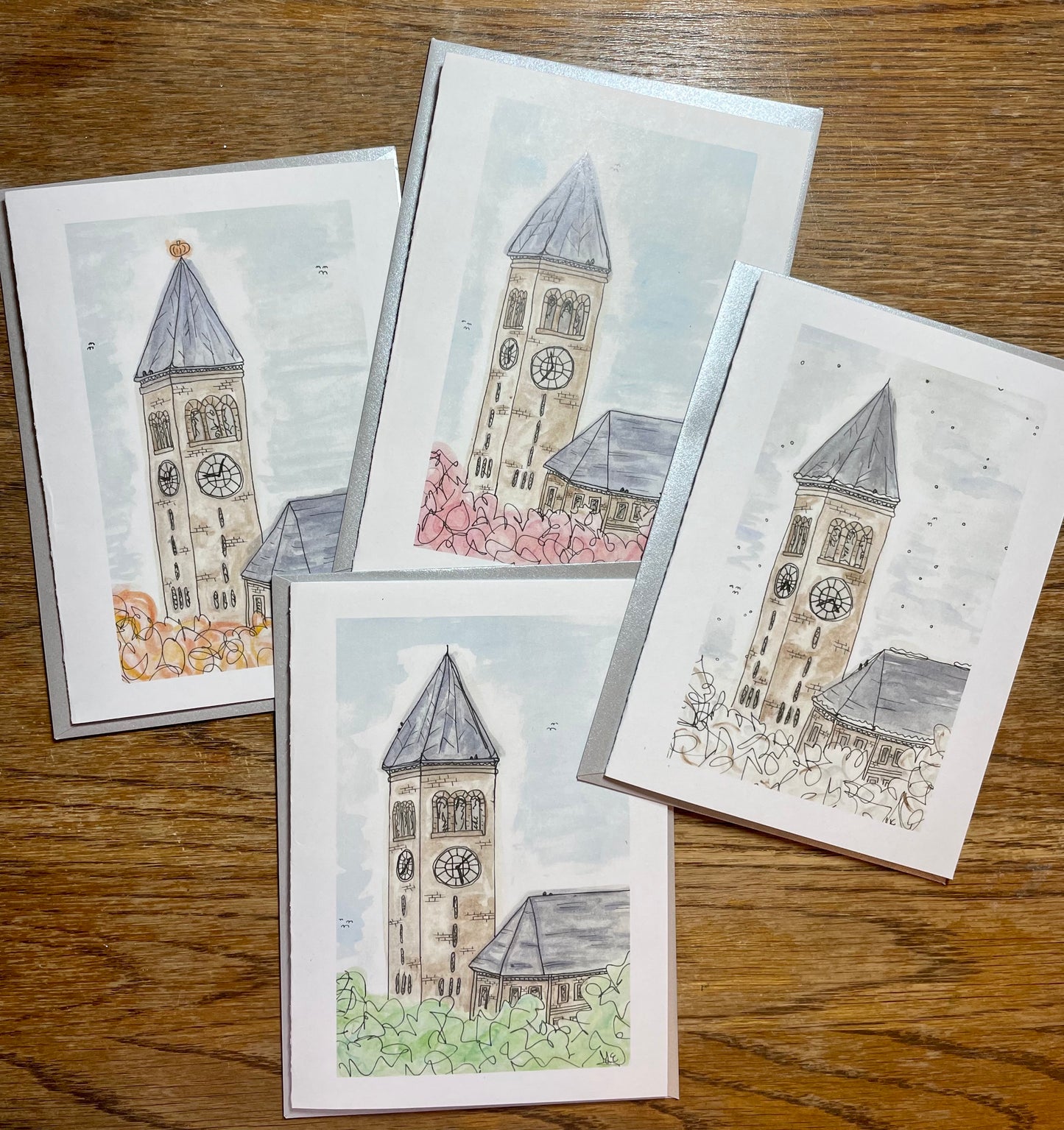 Seasons of McGraw Clocktower Card Pack
