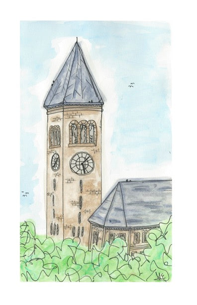 Seasons of McGraw Clocktower Print Pack