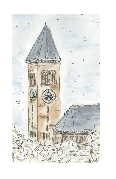 Seasons of McGraw Clocktower Print Pack