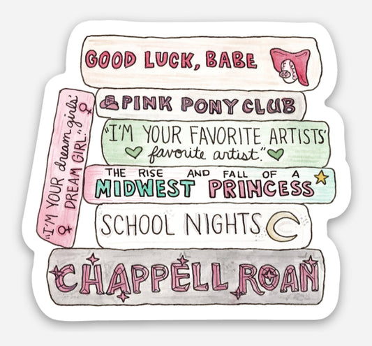 Chappell Roan Discography Sticker