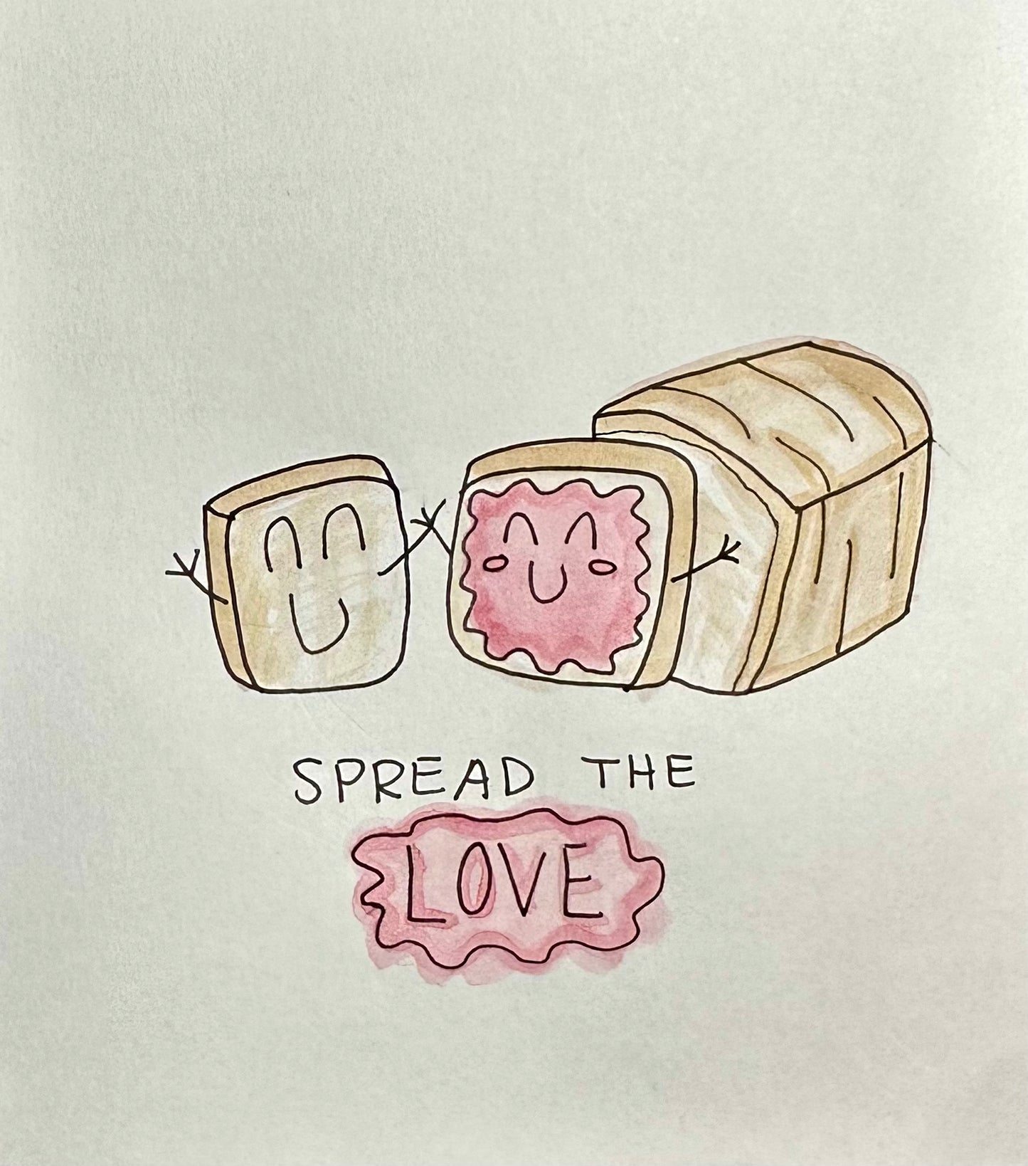 Valentine's Day Card "Spread the Love"